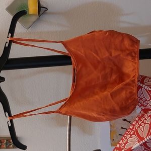 Fashion nova rust colored crop top